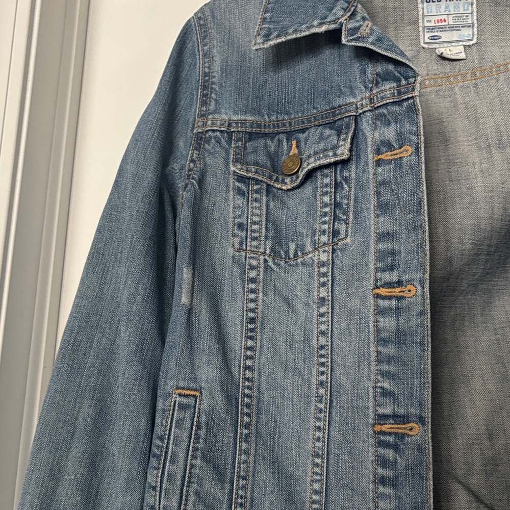 Old Navy Classic Blue Jean Jacket - Picture 3 of 4